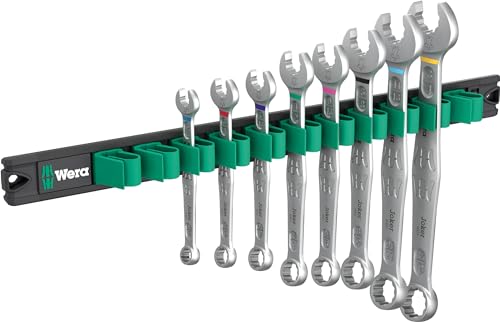 Wera 05020235001 9642 - Barra Magnetica 6003 Joker Imperial 1 Set Di Chiavi Combinate, 9 Pezzi