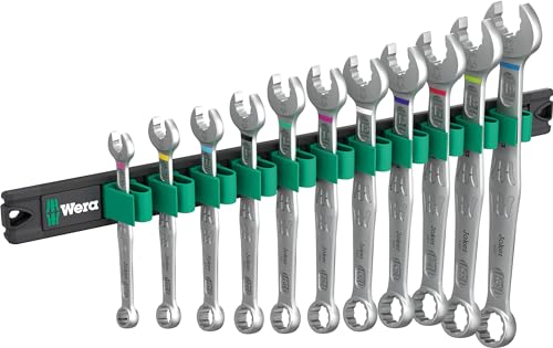 Wera 05020233001 9640 - Barra Magnetica 6003 Joker, 1 Set Di Chiavi Combinate, 12 Pezzi