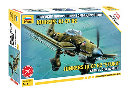 Zvezda 500787306, 1: 72 Junkers Ju-87, B-2 Stuka.