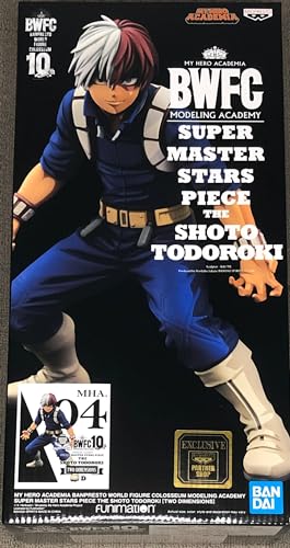 Banpresto Figura De Accion My Hero Academia - World Figure Colosseum - Modeling Academy Super Master Stars Piece - The Shoto Todoroki (Two Dimensions)