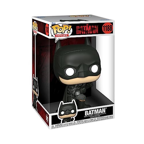 Funko Pop! Jumbo: Dc The Batman - Batman - Figura In Vinile Da Collezione - Idea Regalo - Merchandising Ufficiale - Giocattoli Per Bambini E Adulti -
