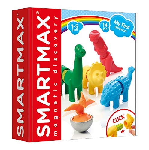 Smartmax - My First Dinosaurs, Magnetic Discovery Play Set, 14 Pieces, 1 - 5 Years