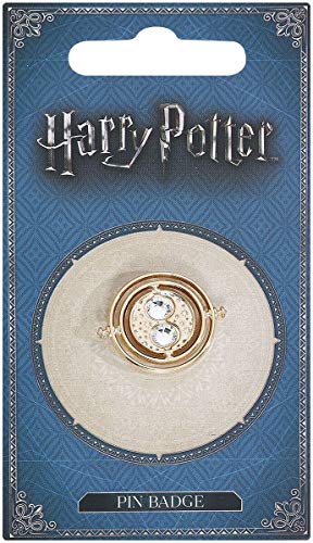 Harry Potter Distintivo Ufficiale Placcato Oro Con Puntatore A Tempo Fisso - Spilla