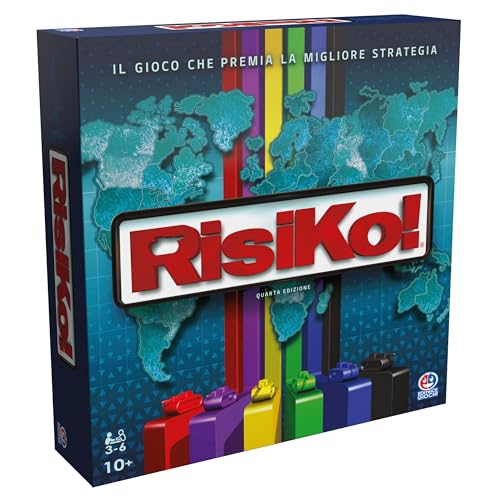 Editrice Giochi, Risiko, Giochi In Scatola, Risiko Classico Edizione 2023, Giochi Di Società E Strategia Per Famiglia E Amici, Giochi Da Tavolo Per Ad