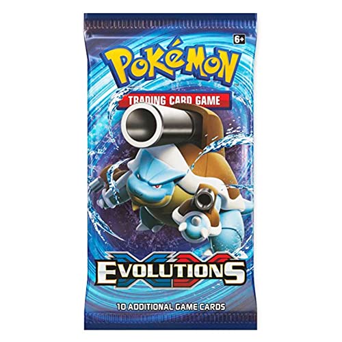 Pokemon Xy12 "Evolutions": 1 Booster Pack Con 10 Carte Supplementari Per Pokemon Tcg (In Lingua Inglese)