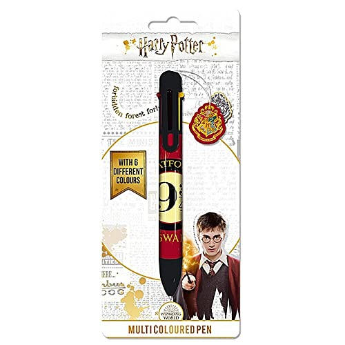 Harry Potter Sr73236 - Penna Multicolore Con Piattaforma Da 9 ¾