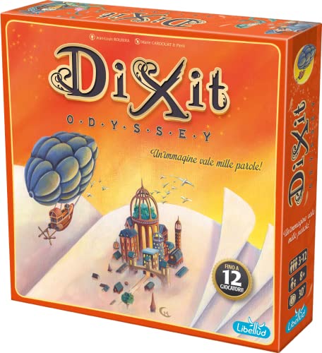 Asmodee: Dixit Odyssey, Gioco Da Tavolo Di Immaginazione E Fantasia, 3-12 Giocatori, 8+ Anni, Edizione In Italiano