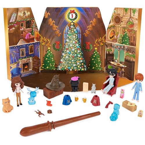 Wizarding World Harry Potter,Calendario Dell'Avvento Magical Minis Con 24 Regali,Calendario Avvento 2023,Calendario Del Natale Con Giocattoli A Sorpre