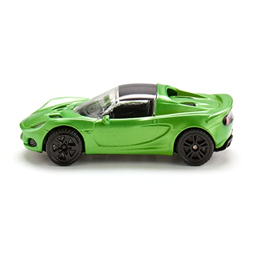 Siku 1531, Auto Sportiva Lotus Elise, Metallo E Plastica, Verde, Compatibile Con Altri Modellini Siku Della Stessa Scala Di Grandezza