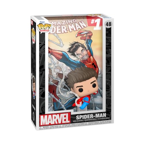 Funko Pop! Comic Cover: Marvel - The Amazing Spider-Man #1 - Figura In Vinile Da Collezione - Idea Regalo - Merchandising Ufficiale - Giocattoli Per B