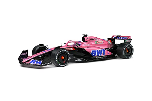 Solido- 1:18 Alpine A522 Pink F. Alonso Bahrein Grand Prezzo 2022 Auto In Miniatura Da Collezione, Colore Rosa, Medium, 1808801