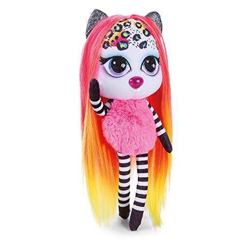 Nici- Puppe Peluche Pixidoos Piku Con 3 Accessori In Confezione Regalo 20Cm, Colore Rosa/Nero, 20 Cm, 47507