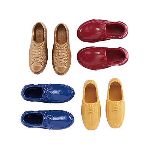Mattel Barbie Gwf12 - Assortimento Di Scarpe Ken, 4 Pezzi
