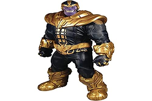 Mezco Toys Marvel Universe - Statuetta Luminosa 1/12 Thanos, 21 Cm, Multicolore