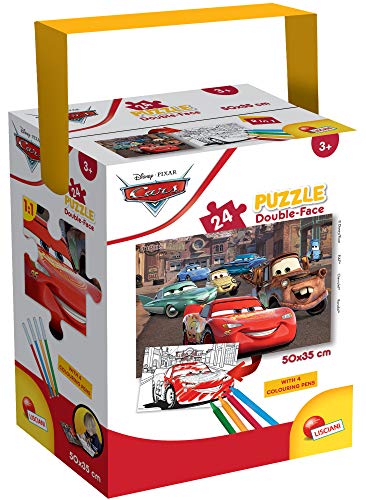 Lisciani Giochi - Disney - Cars Puzzle In A Tub Mini, 24 Pezzi, Colore Multicolore, 50X35 Cm, 86139