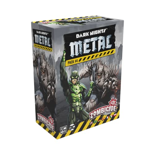 Asmodee - Zombicide: Dark Nights, Metal Pack 4 - Espansione Gioco Da Tavolo, Edizione In Italiano