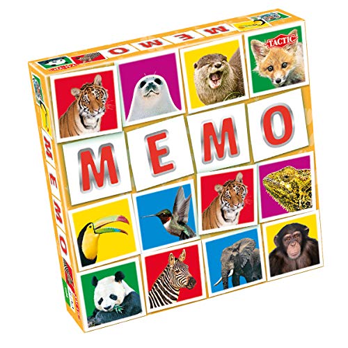 Wildlife Memo Game 41441 Tactic Memo Wildlife, Multicolor