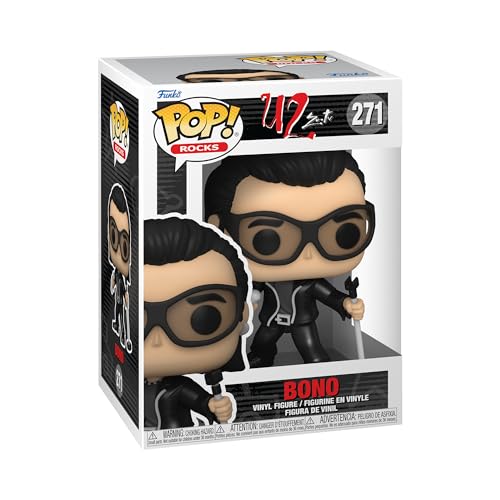 Funko Pop! Rocks: U2 - Zootv - Bono - Figura In Vinile Da Collezione - Idea Regalo - Merchandising Ufficiale - Giocattoli Per Bambini E Adulti - Music