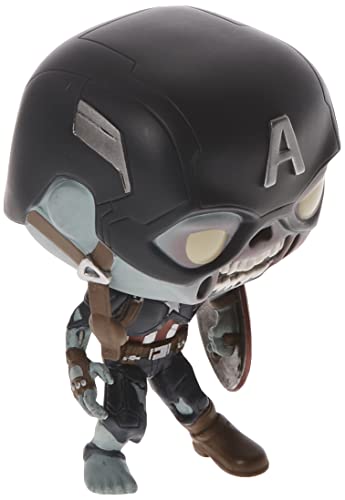 Funko Pop! Marvel - What If - Zombie Captain America - Marvel What If- Figura In Vinile Da Collezione - Idea Regalo - Merchandising Ufficiale - Giocat