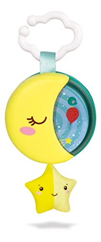 Clementoni- Sleepy Moon Musicale Culla, Carillon Neonato, Giochi Per La Nanna, Gioco Bambino 0 Mesi, Multicolore, 17796