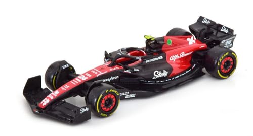 Alfa Romeo C43 Stake 2023 - Formula 1 - Zhou Guanyu 24 - Scala 1:43 12Cm - Bburago 38085