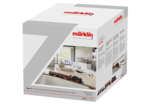 Märklin- Kit Per Principianti Locomotiva, Carrello, Binario, Controllo Set Di Avviamento Per Modellino Di Pista, Colore Guida Z, 18 X 1.2 X 1.8 Cm, 81