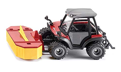 Siku 3068, Aebi Terratrac Tt211, Trattore Speciale, 1:32, Metallo E Plastica, Rosso, Falciatrice Frontale A Dischi Inclusa