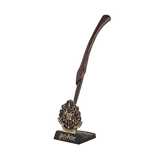 Cinereplicas Harry Potter - Zauberstab Stift Mit Ständer & Lenticular Lesezeichen - Offizielle Lizenz (Bellatrix Lestrange)
