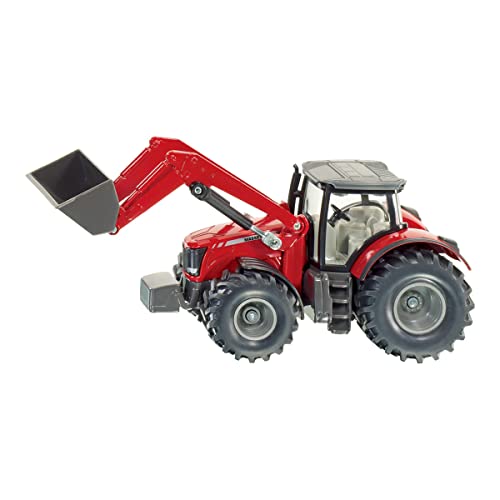 Siku 1985 Farmer Massey Ferguson With Front Loader, Red
