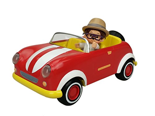Monchhichi - Auto Monchhiroule A Ruote Libere + Statuetta Di Salice, 20 Cm, Giocattolo Per La Scuola Materna