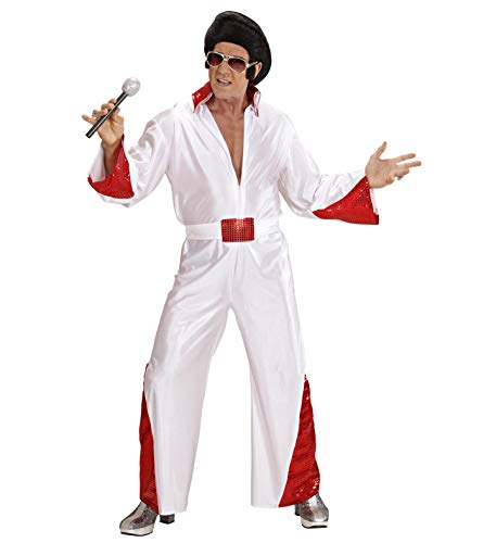 "King Of Rock'N'Roll" (Jumpsuit With Sequin Trimmings, Belt) - (L)