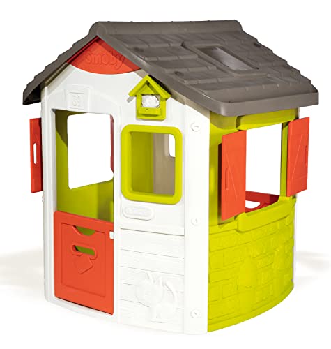 Smoby - Casetta Neo Jura Lodge, 7600810500, Età + 2 Anni, Completamente Personalizzabile Con Tanti Accessori, Trattamento Anti Uv