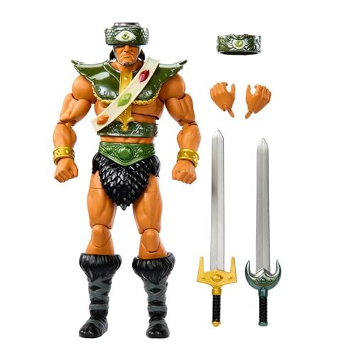 Masters Of The Universe Masterverse - New Eternia Tri-Klops, Action Figure Deluxe Con 30 Punti D'Articolazione, 2 Spade E 2 Set Di Mani Intercambiabil