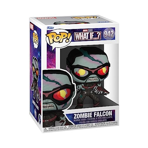 Funko Pop! Marvel - What If - Zombie Falcon - Marvel What If - Figura In Vinile Da Collezione - Idea Regalo - Merchandising Ufficiale - Giocattoli Per