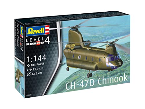 Revell 03825 Ch-47D Chinook-Kit Per Modellini In Scala 1:144