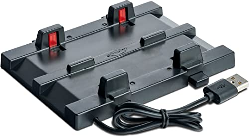Carson 500504145 Stazione Di Ricarica Usb A 4 Vie, Accessorio Diorama, Per Modellismo, Scala 1:87, Caricatore, Colore Nero