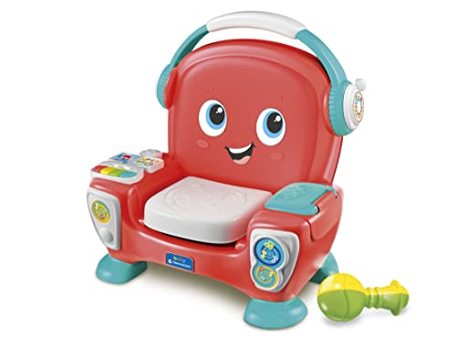 Clementoni - 17754 - Poltroncina Canta Suona E Balla - Poltroncina Bambini Interattiva E Multiattività, Educativo Parlante In Italiano, Giocattolo 1 A