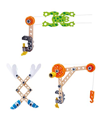Hape Junior Inventor Kit Base Con Tre Esperimenti Per Promuovere Abilità Steam E Mint Nei Bambinii Dai 4 Anni In Su, Multicolore, 26,5 X 24 X 5 Cm, E3