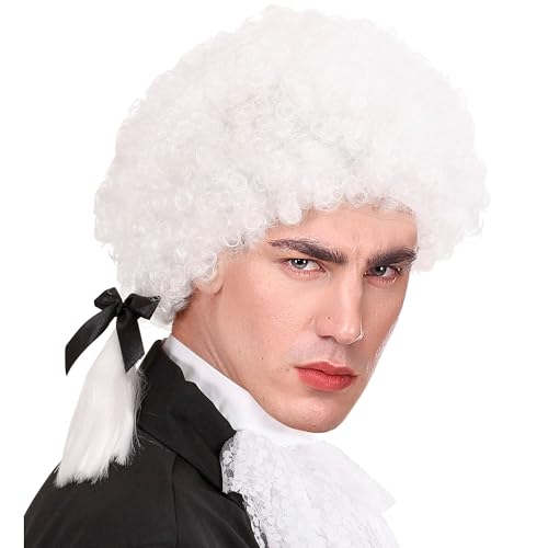Widmann Milano Party Fashion Wigs Widmann Mozart In Scatola Parrucca Uomo Party E Carnevale Giocattolo 261, Multicolore, Taglia Unica, 8003558063949