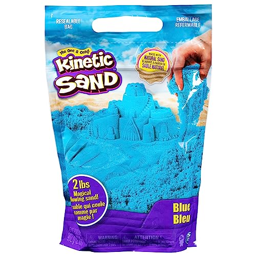 Kinetic Sand Sacchetto Di Sabbia Magica Da Gioco Indoor Svedese, 907 G, Blu, Dai 3 Anni In Su, Colore, Medio, 6047183