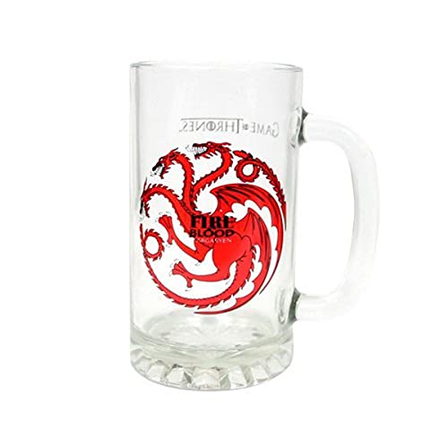 [Importato Dall'Inghilterra] Game Of Thrones Targaryen Bicchiere Da Birra