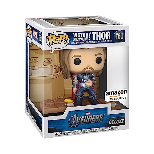 Funko Pop! Deluxe: Marvel - Thor With Shawarma - Marvel Comics - Fumetti Marvel - Esclusiva Amazon - Figura In Vinile Da Collezione - Idea Regalo - Me
