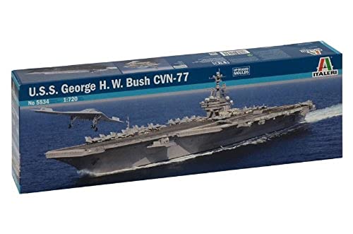 Italeri 5534 - Uss George H.W. Bush Cvn 77 Model Kit Scala 1:720