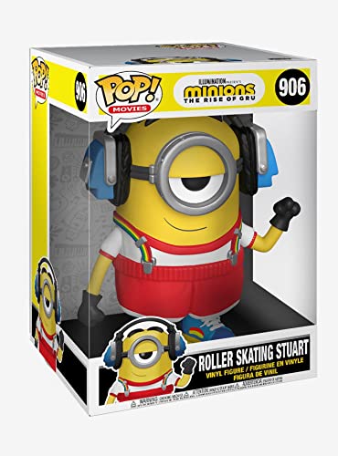 Funko Pop! Movies: Minions 2- 10" Roller Skating Stuart - Otto - Figura In Vinile Da Collezione - Idea Regalo - Merchandising Ufficiale - Giocattoli P