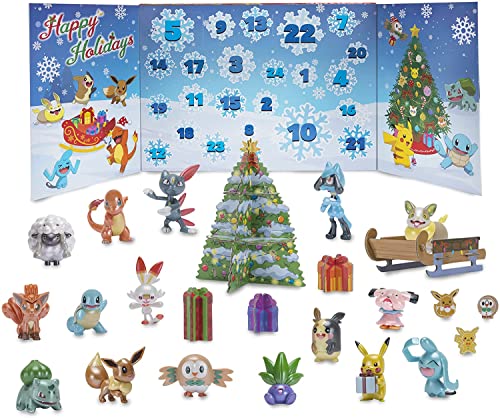 Pokémon Calendario Dell'Avvento, Colore Rosso, Small, Pkw2351