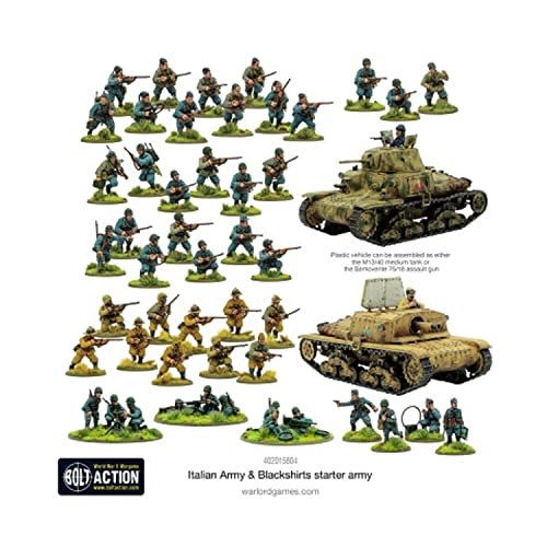 Warlord Games - Miniature In Plastica Con Scala 28 Mm Per Azione A Bullone Di Warlord Games - Miniature Altamente Dettagliate Della Seconda Guerra Mon