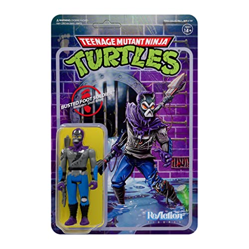 Super7 - Figura Reaction, Multicolore, Standard, Re-Tmntw03-Dfs – Figura Da Collezione