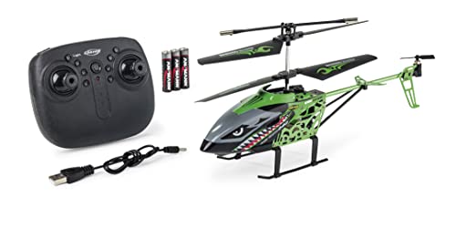Carson 500507174 Easy Tyrann 280 2,4 Ghz 100% Rtf Verde - Elicottero Rc, Elicottero Telecomandato, Robusto Modello Rtf (Ready To Fly) Per Principianti