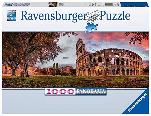 Ravensburger - Puzzle Colosseo Al Tramonto, Collezione Panorama, 1000 Pezzi, Idea Regalo, Per Lei O Lui, Puzzle Adulti