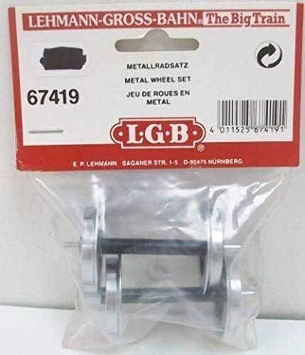 Lgb 67419 - Set Ruote Di Metallo, 2 Pezzi
